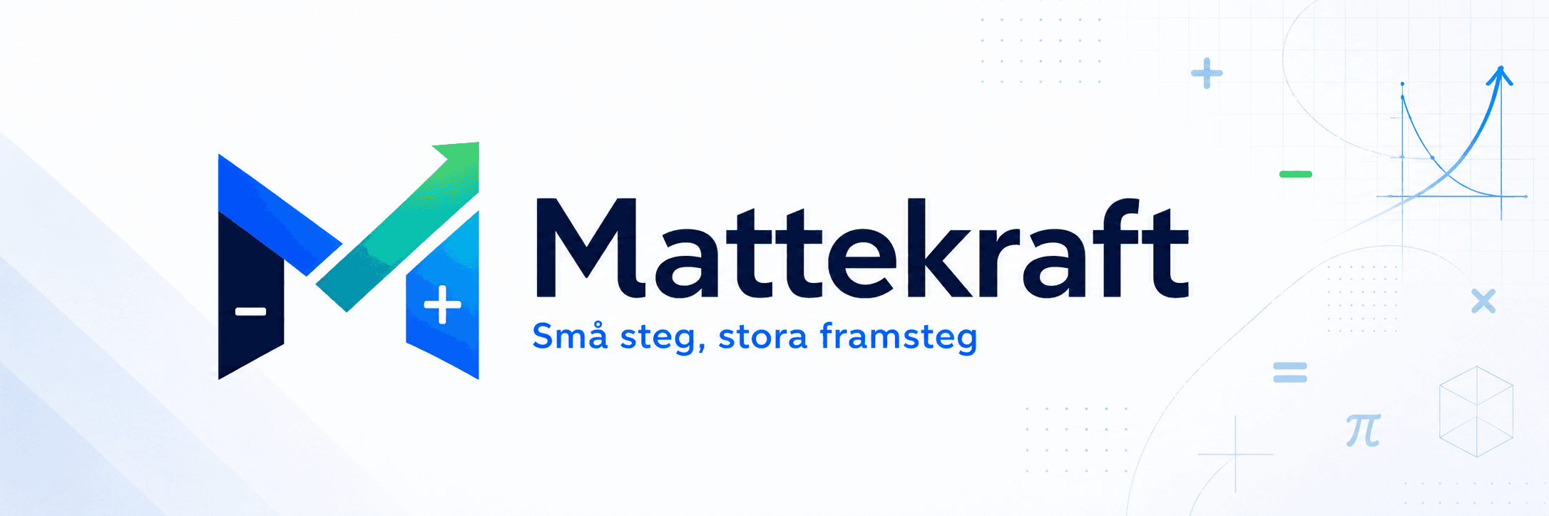 Matteträning. Små steg, stora framsteg.